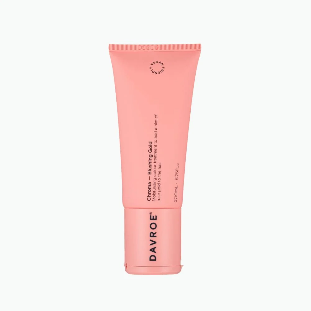 DAVROE - CHROMA COLOUR TREATMENTS BLUSHING GOLD | Тонуючий бальзам для волосся, 200 мл.
