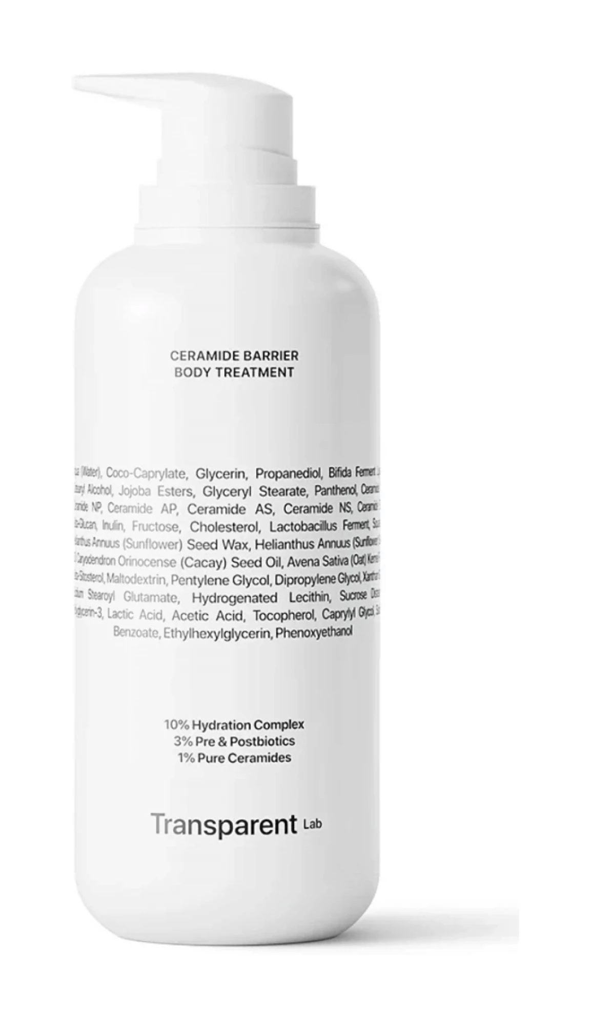 TRANSPARENT-LAB CERAMIDE BARRIER BODY TREATMENT | Керамідний лосьйон для тіла, 400 мл