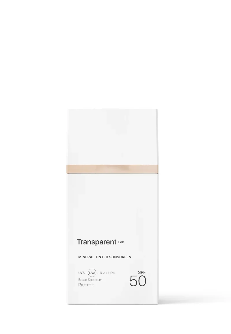 Тонований SPF 50 Transparent Lab Mineral Tinted Sunscreen Light, 100 мл