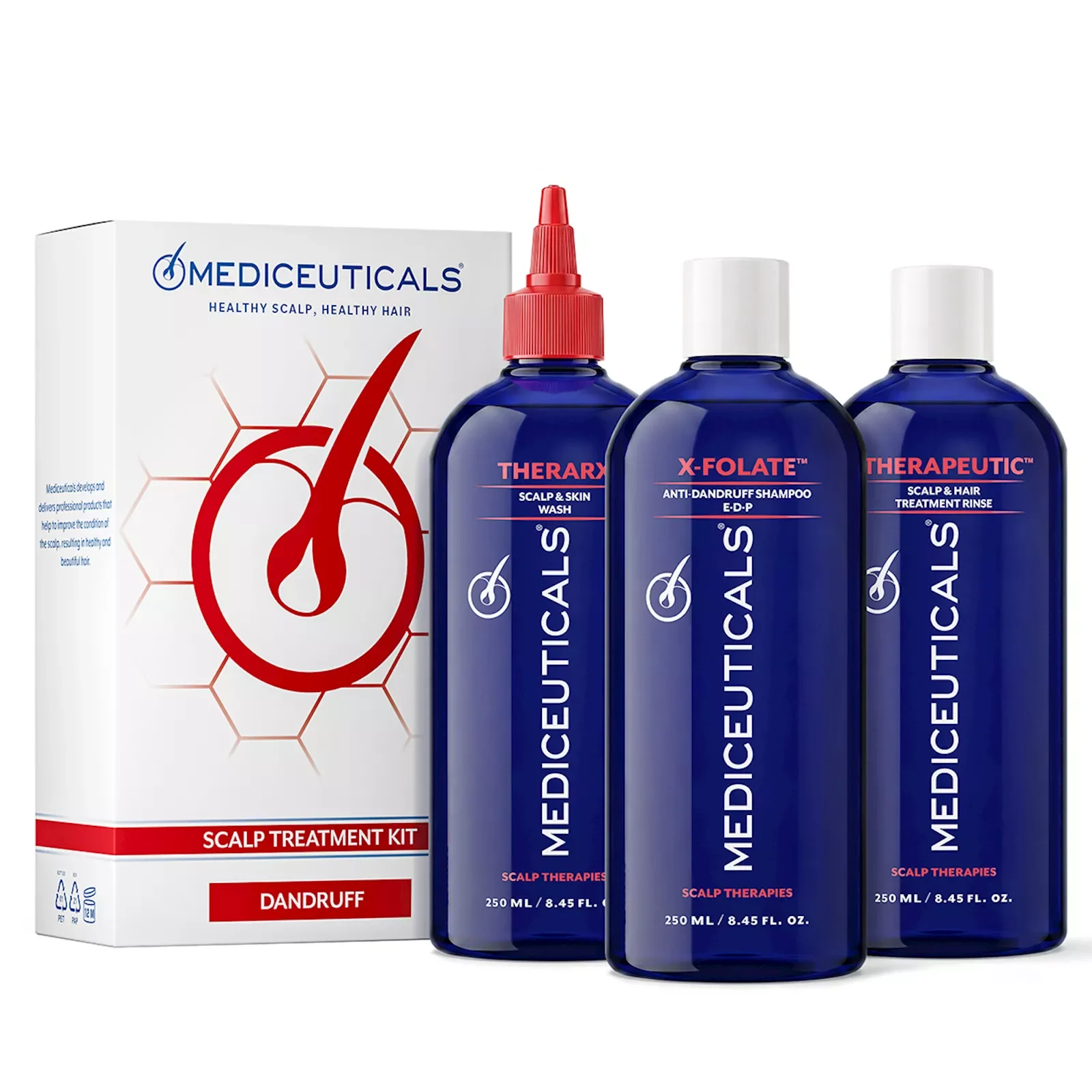 Mediceuticals Scalp Treatment Kit Dandruff - Набір від лупи 3 в 1