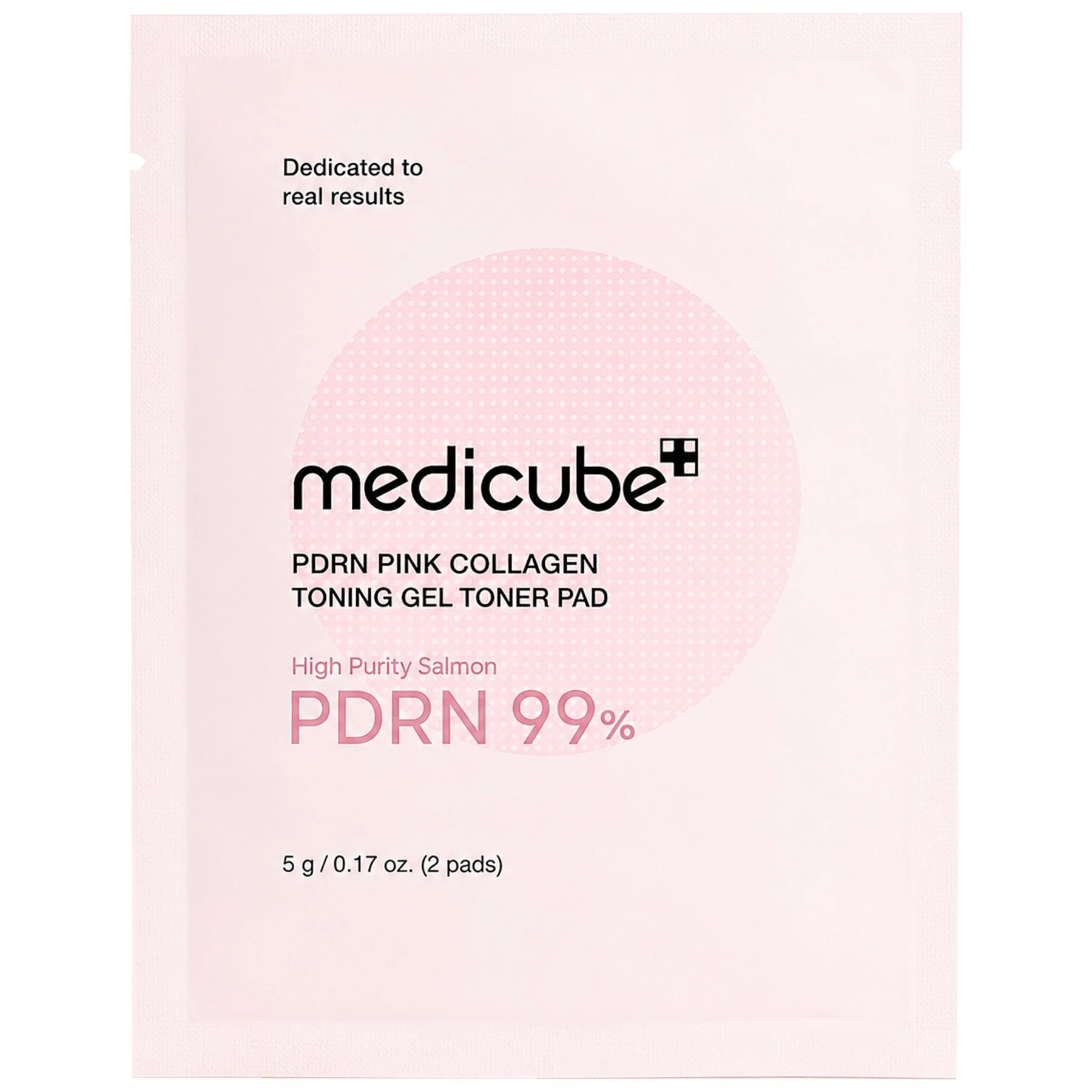 Тонер-педи для зволоження та вирівнювання тону з PDRN Medicube PDRN Pink Collagen Toning Gel Pad, 2 шт