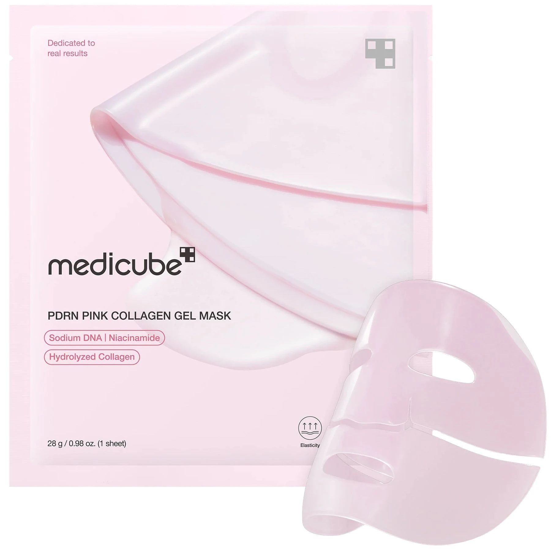 Гідрогелева маска з PDRN та колагеном Medicube PDRN Pink Collagen Gel Mask, 28 г