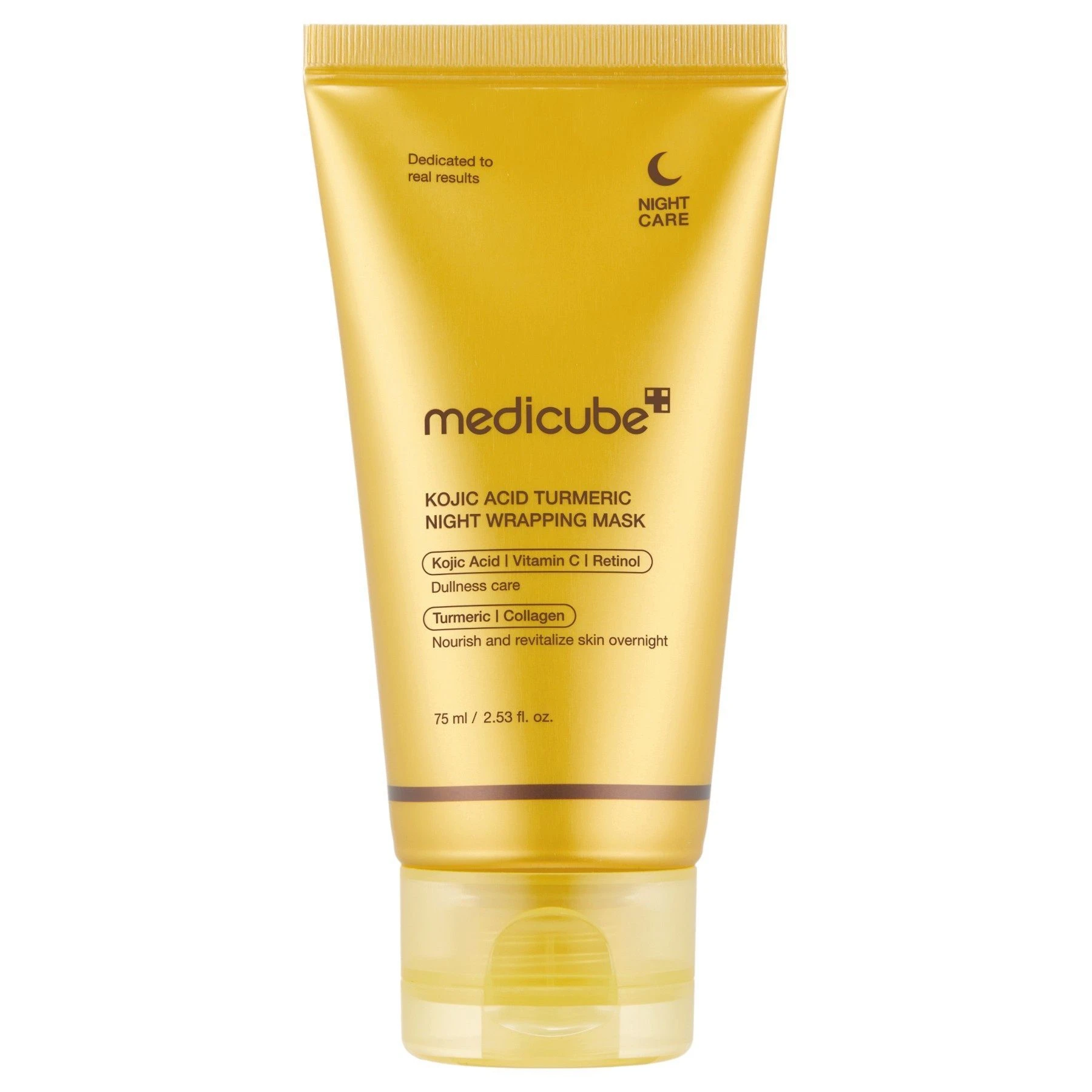 Нічна маска-плівка з койєвою кислотою та куркумою Medicube Kojic Acid Turmeric Night Wrapping Mask, 75 мл