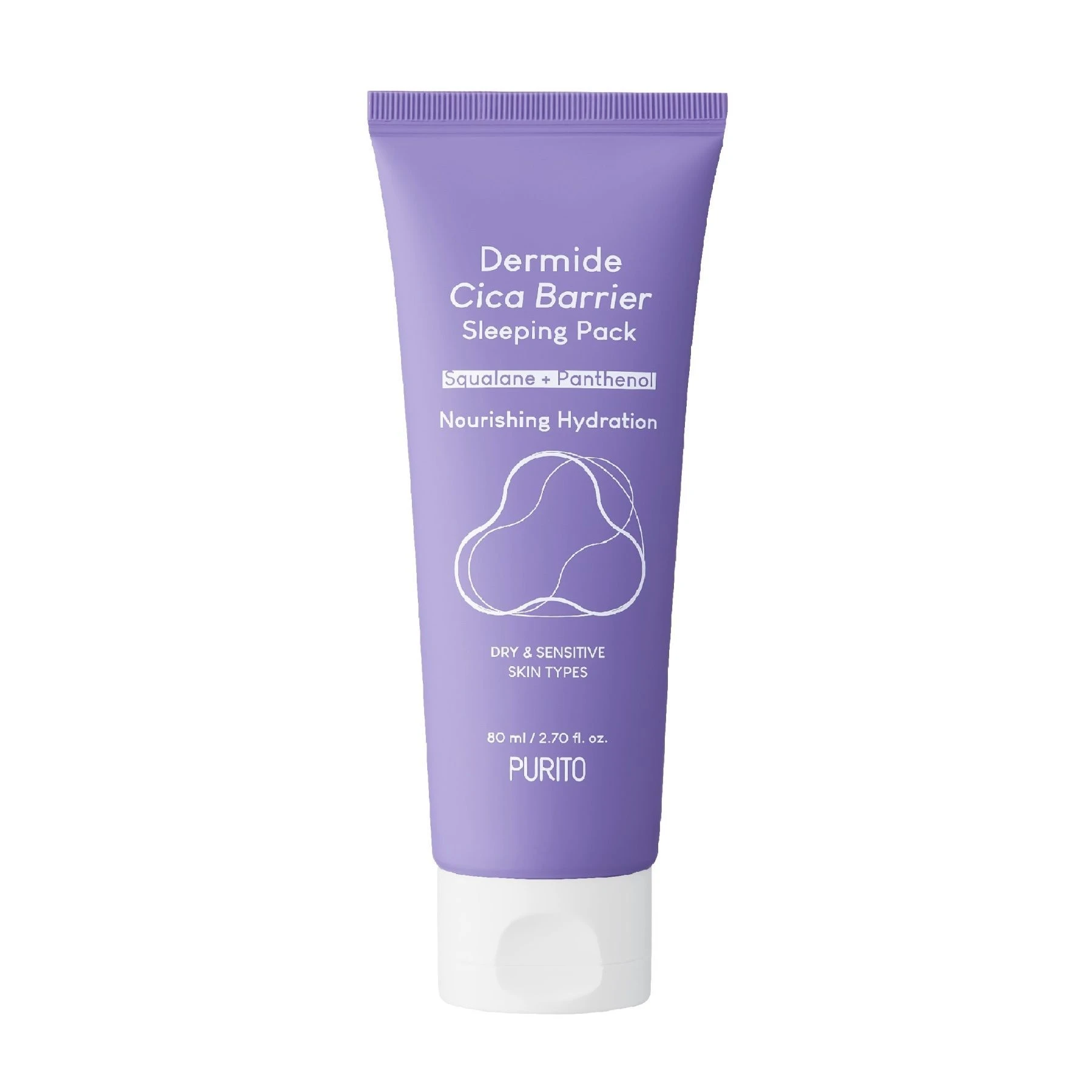 Відновлююча нічна маска з центелою Purito SEOUL Dermide Cica Barrier Sleeping Pack, 80 мл