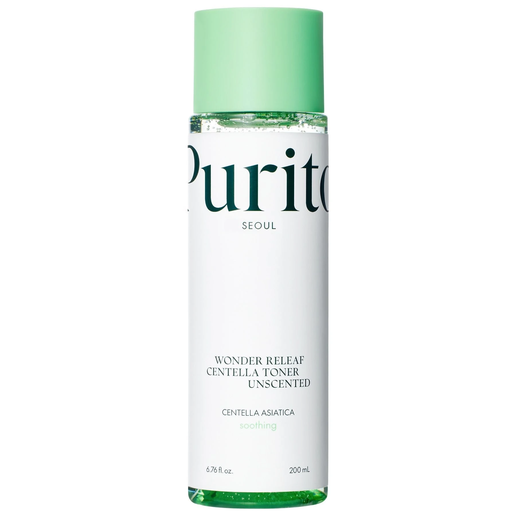 Заспокійливий тонер з центеллою без ефірних масел Purito SEOUL Wonder Releaf Centella Toner Unscented, 200 мл