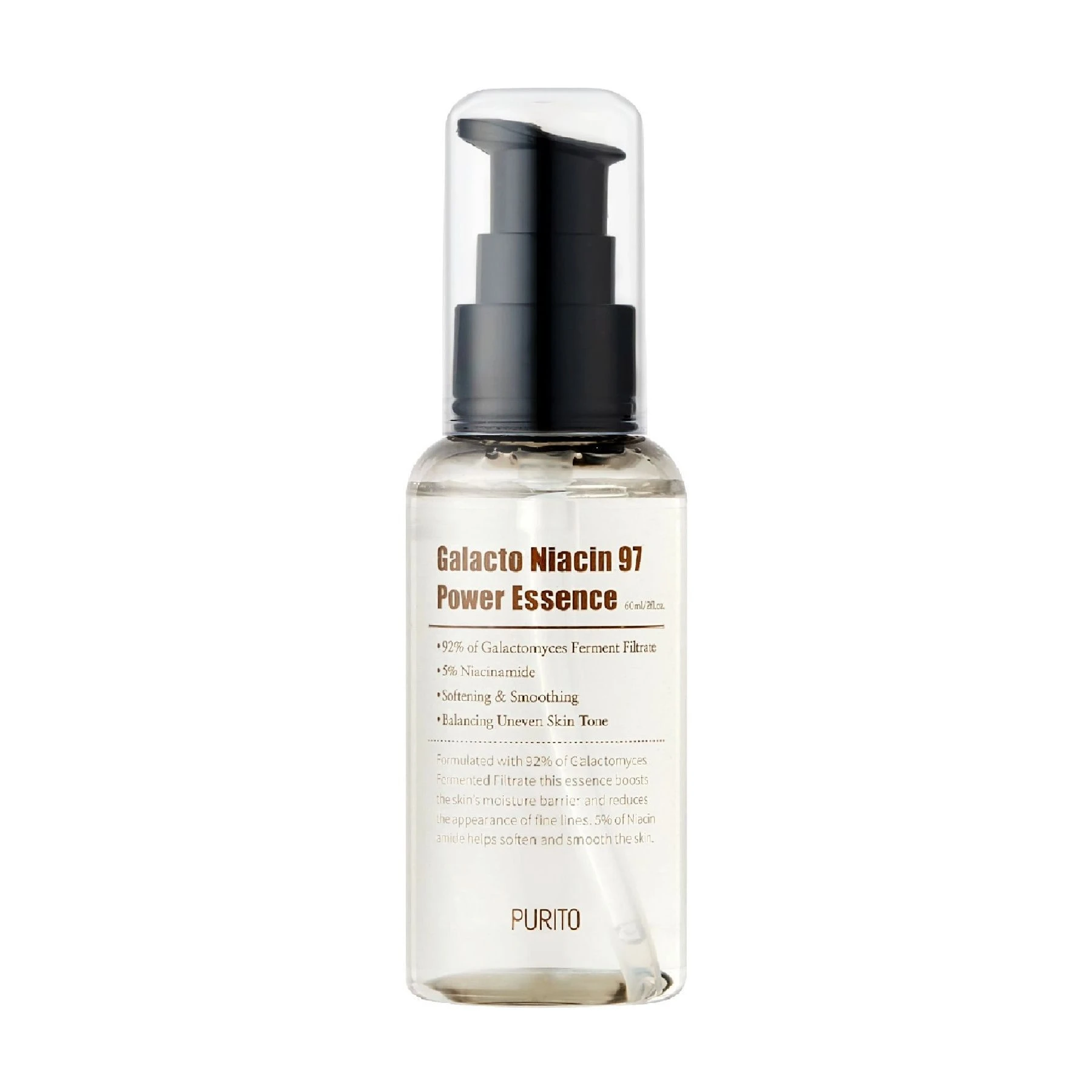 Есенція з галактомісісом та ніацінамідом Purito SEOUL Galacto Niacin 97 Power Essence, 60 мл