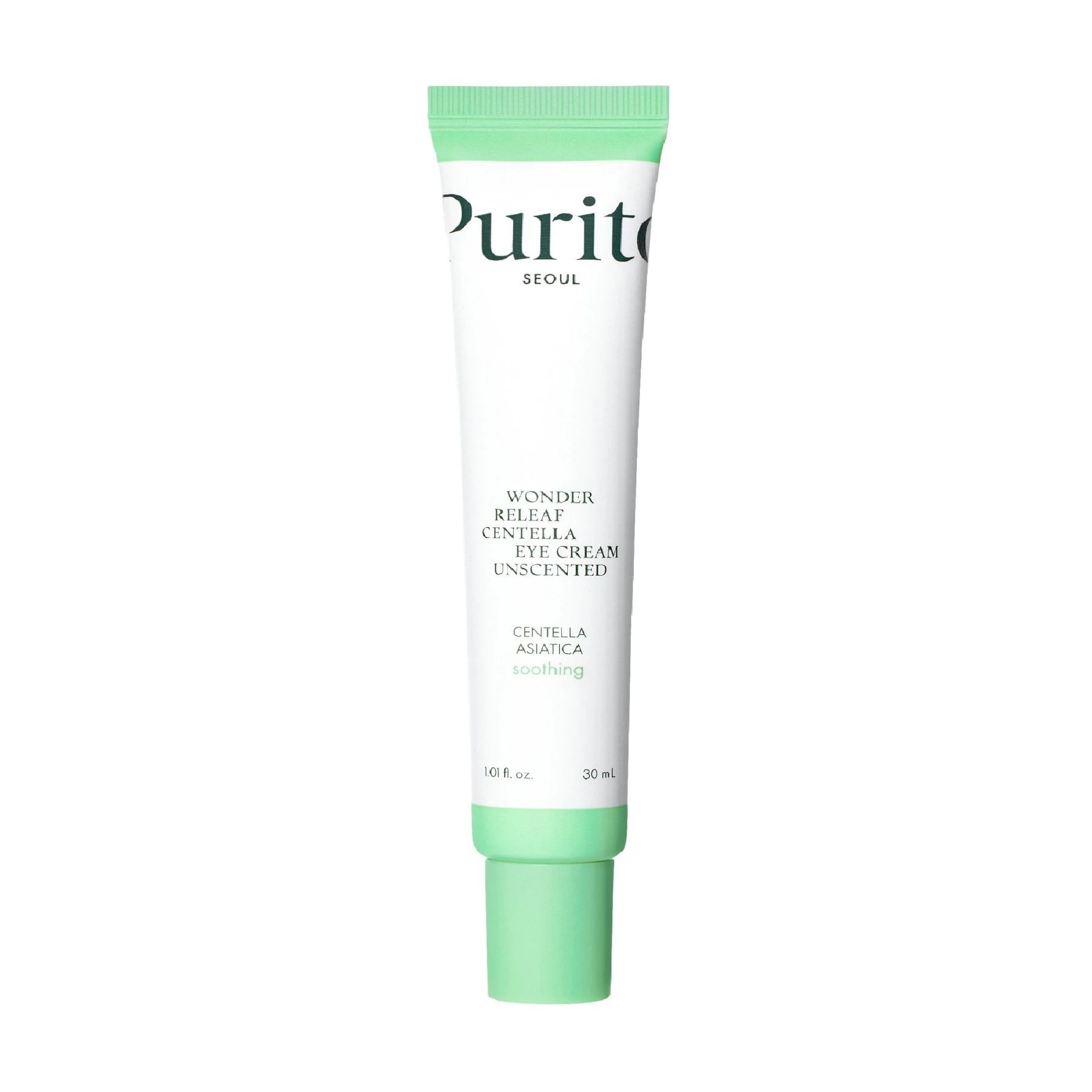 Крем для повік з центелою та пептидами без ефірних олій Purito SEOUL Wonder Releaf Centella Eye Cream Unscented, 30 мл