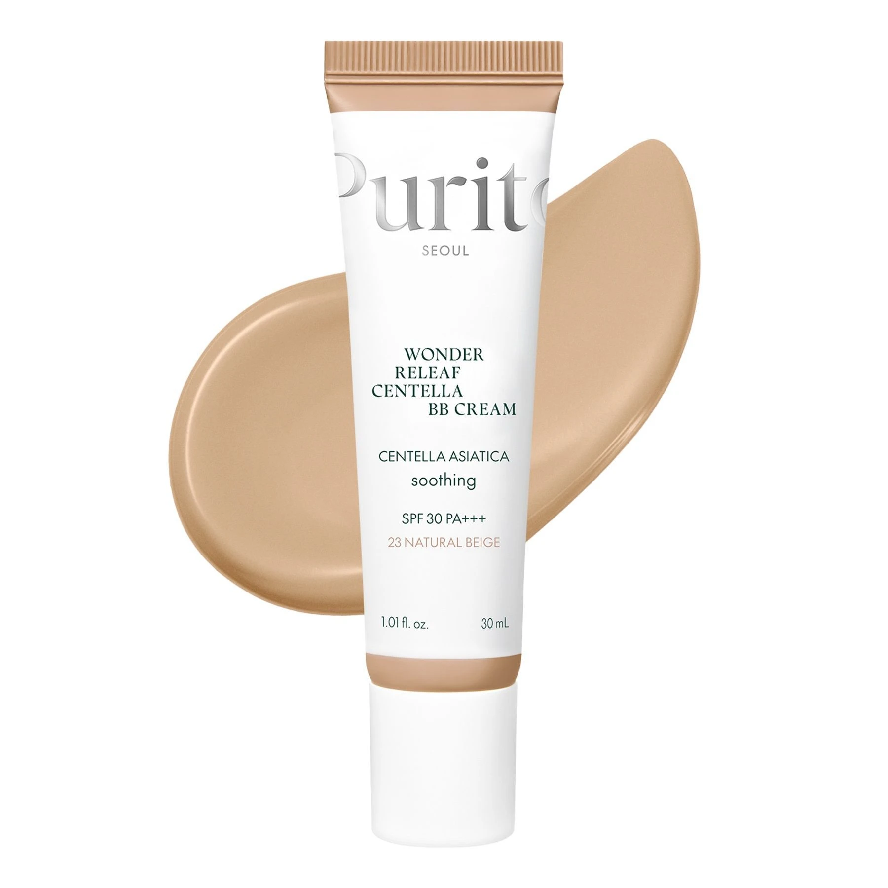 BB-крем з екстрактом центелли Purito Seoul Wonder Releaf Centella BB Cream 23 Natural Beige, 30 мл