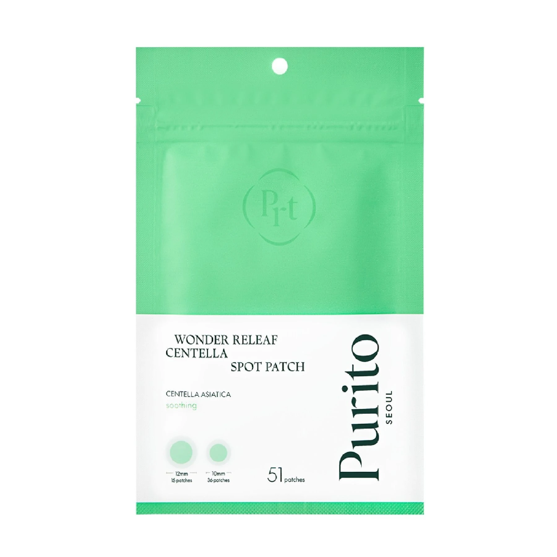 Наклейки від прищів Purito SEOUL Wonder Releaf Centella Spot Patch, 51 шт