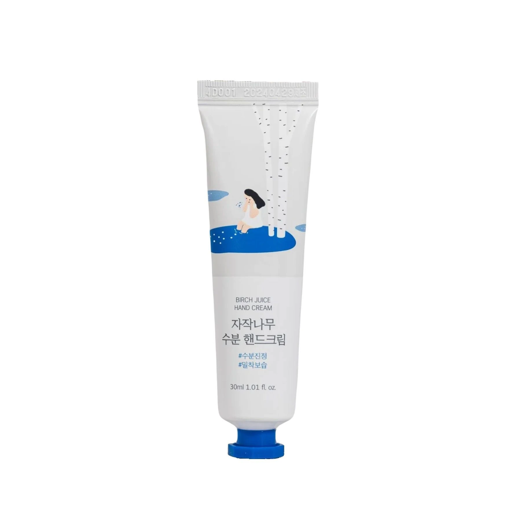 Крем для рук з березовим соком ROUND LAB Birch Juice Hand Cream, 30 мл