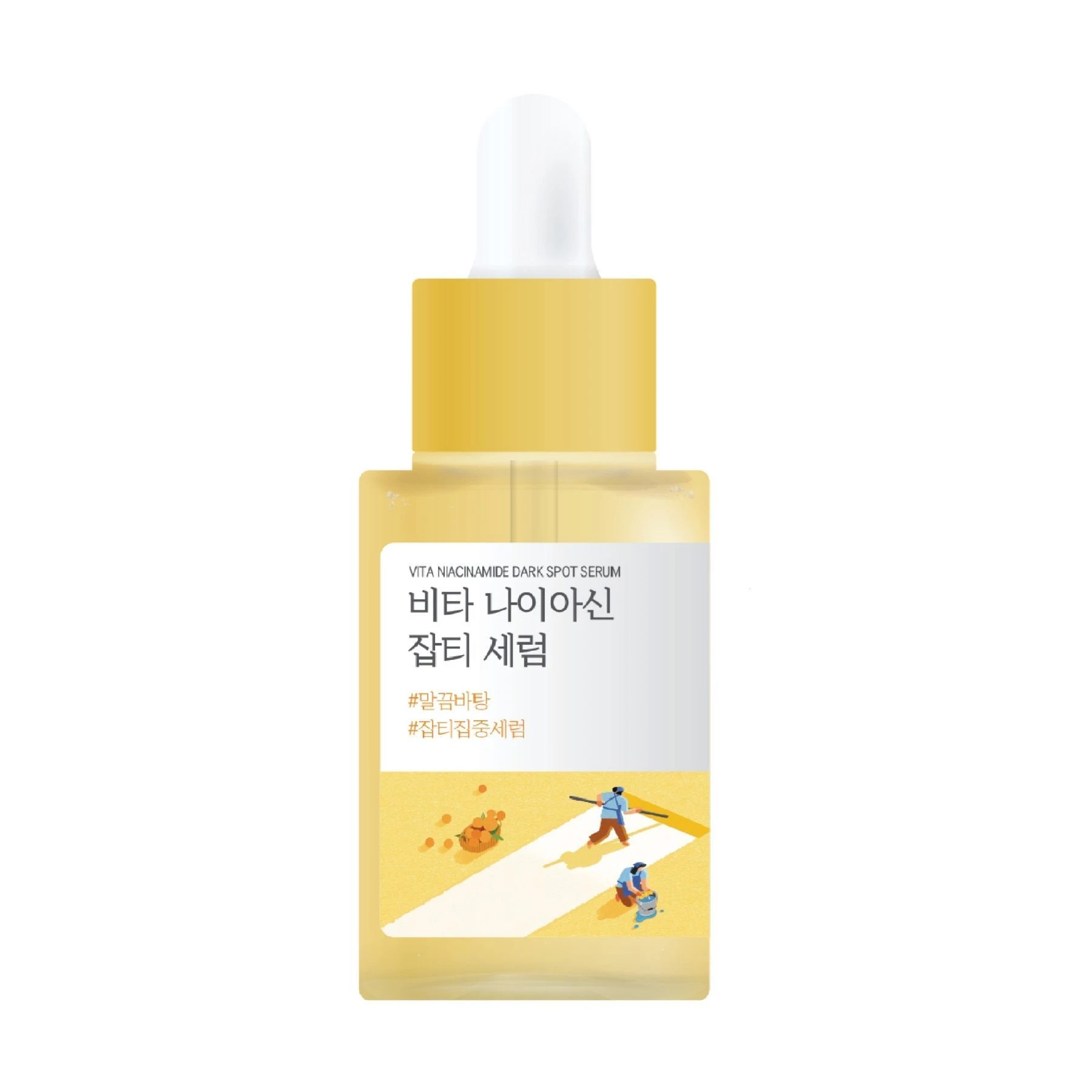 Освітлювальна сироватка з вітаміном C та ніацинамідом ROUND LAB Vita Niacinamide Dark Spot Serum, 30 мл