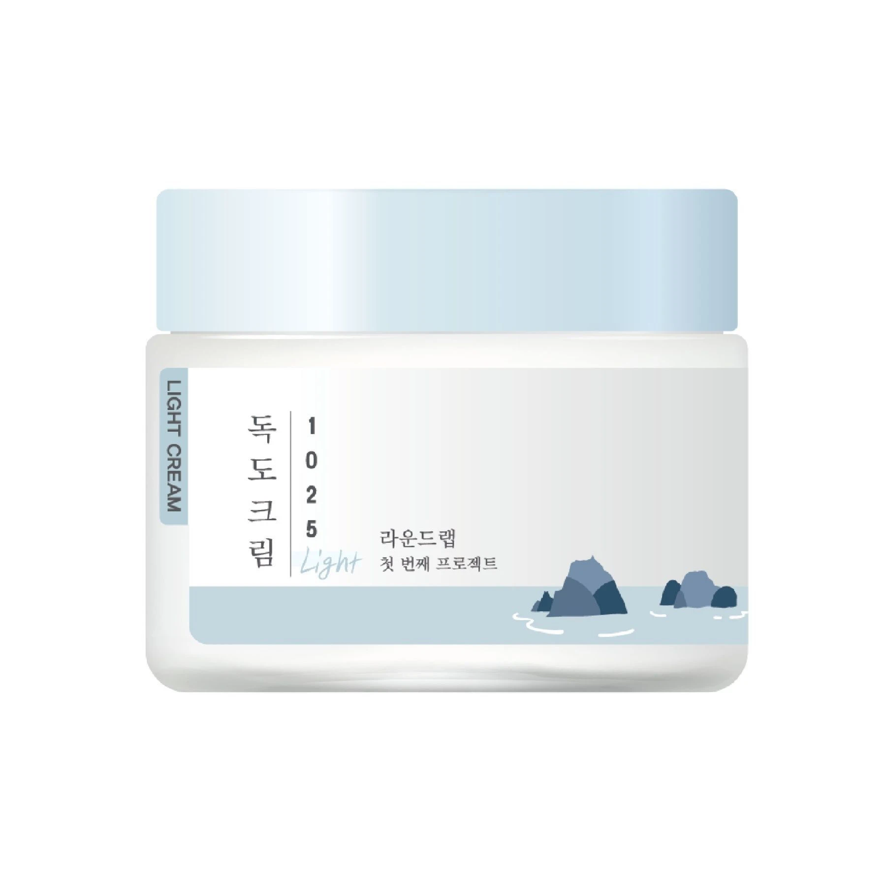 Легкий зволожувальний крем з морською водою ROUND LAB 1025 Dokdo Light Cream, 80 мл