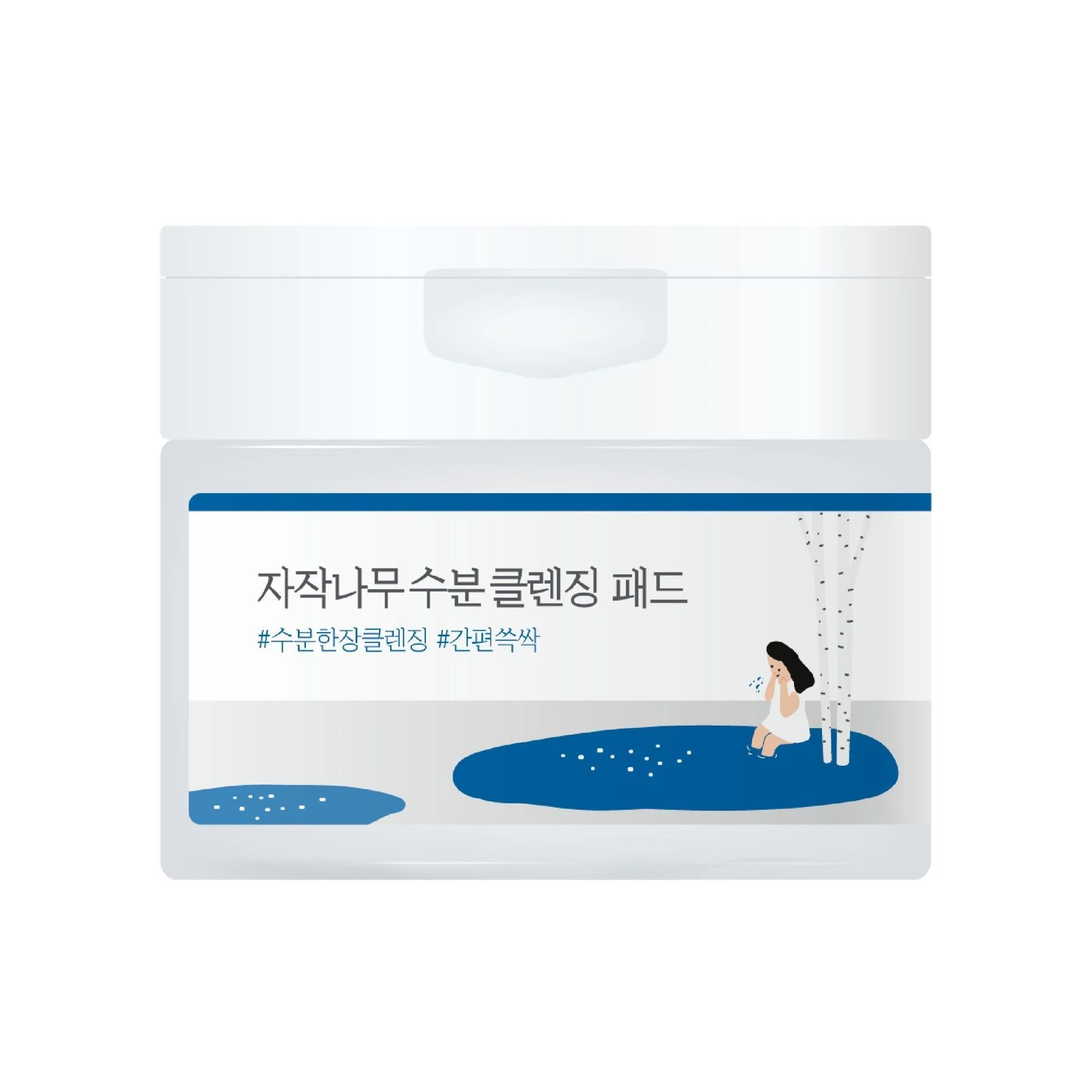 Очищувальні педи з березовим соком ROUND LAB Birch Juice Cleansing Pad, 60 шт