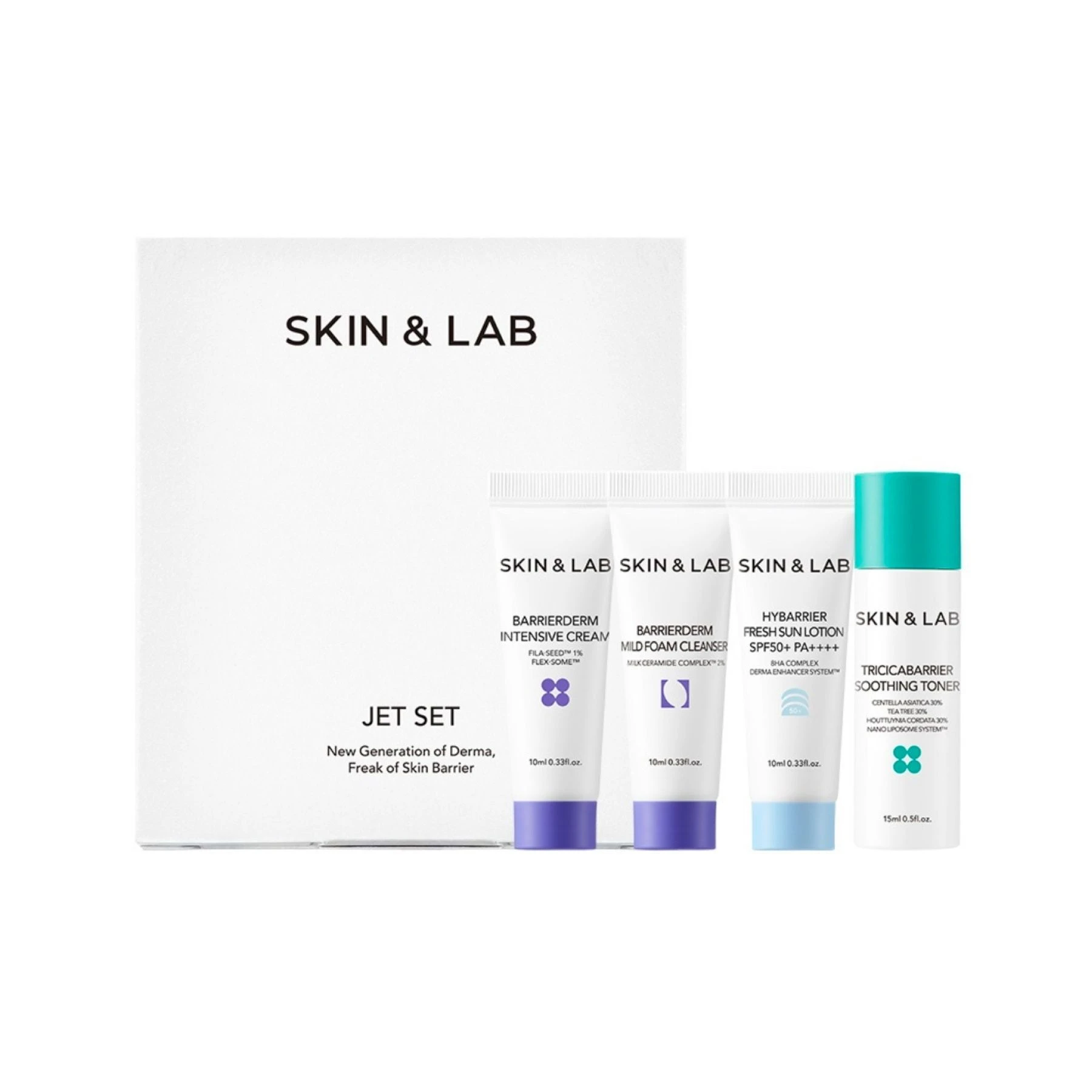 Набір мініатюр SKIN&LAB Jet Set, 4 в 1