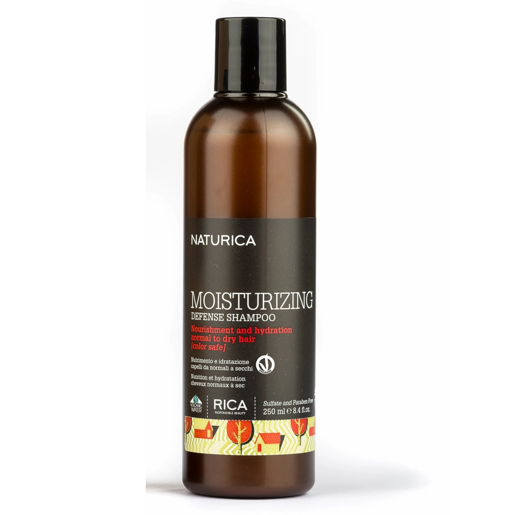 Зволожующий захисний шампунь для волосся RICA Moisturizing Defense Shampoo, 250 мл