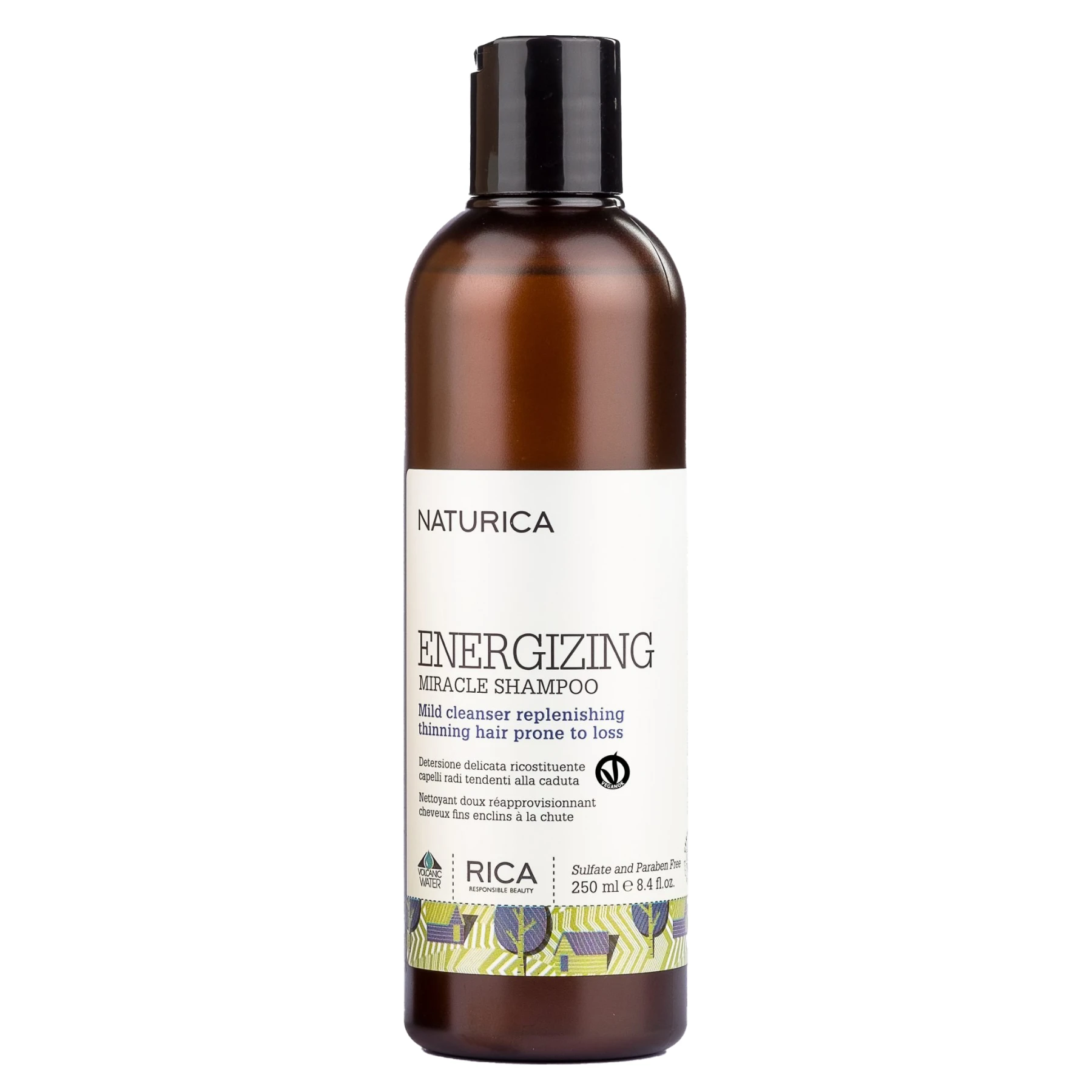 Шампунь дивовижний заряд енергії для волосся RICA Energizing Miracle Shampoo, 250 мл