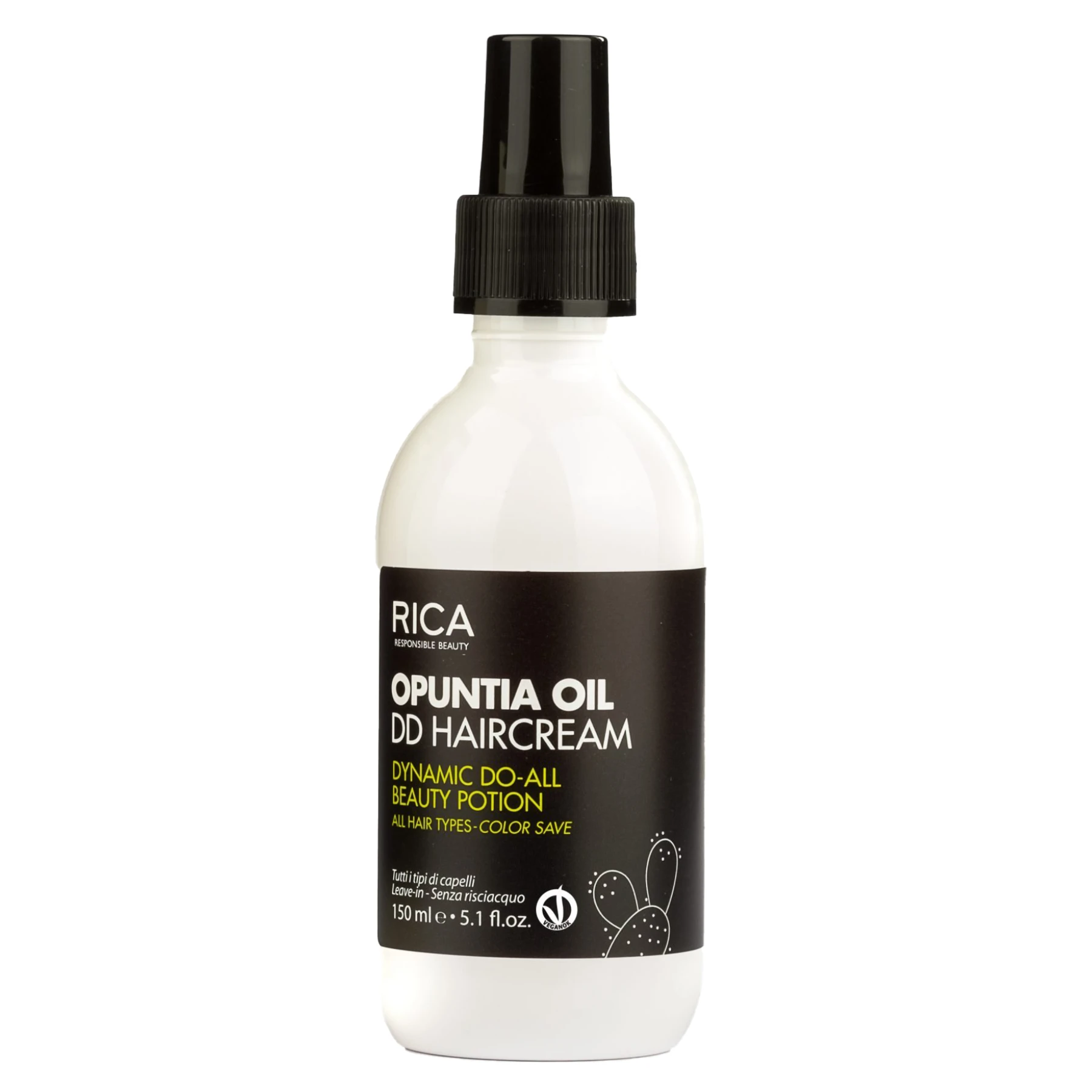 Крем для волосся з олією опунції RICA Opuntia Oil DD Haircream, 150 мл