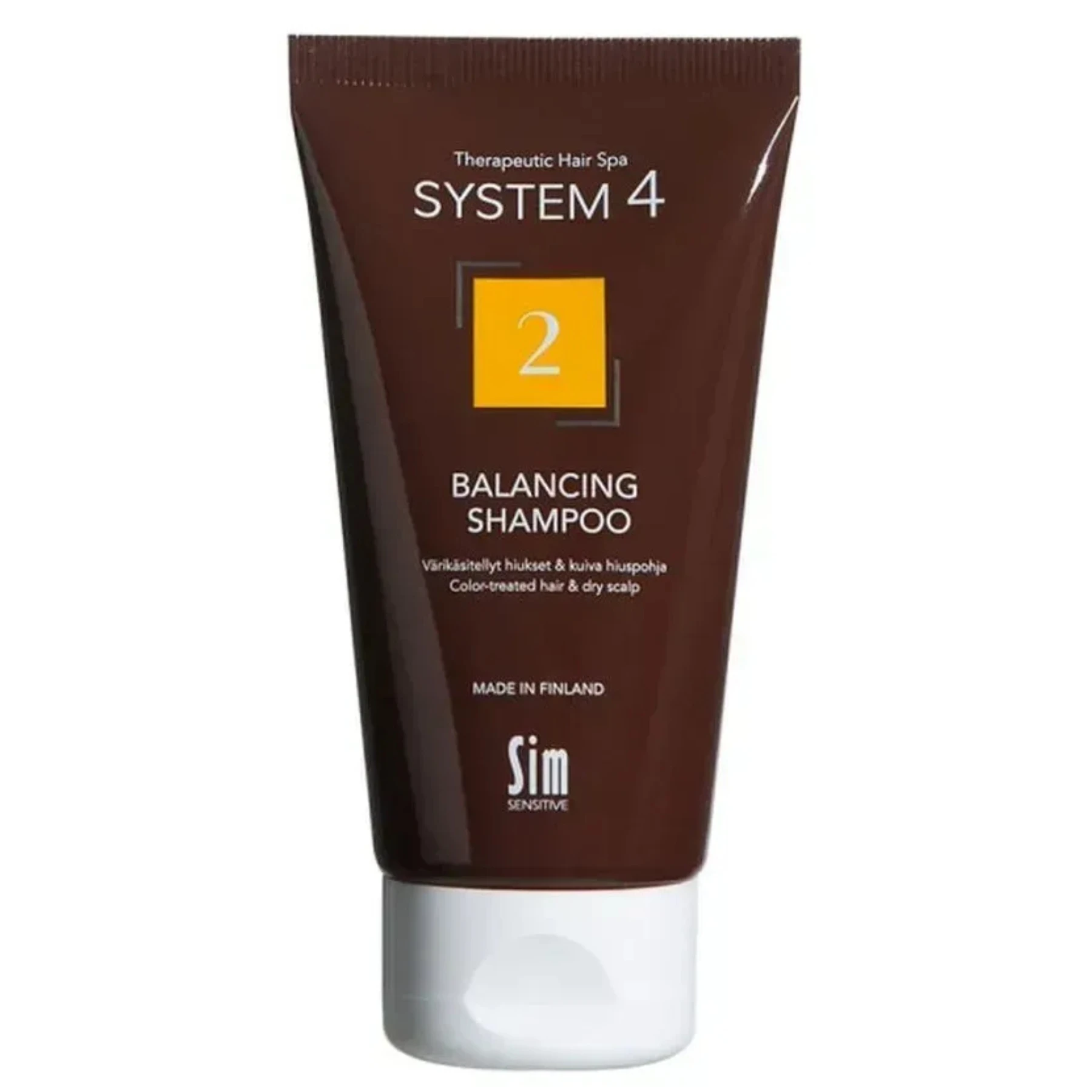 Шампунь №2 для сухого, фарбованого і пошкодженого волосся System 4 2 Balancing Shampoo, 75 мл