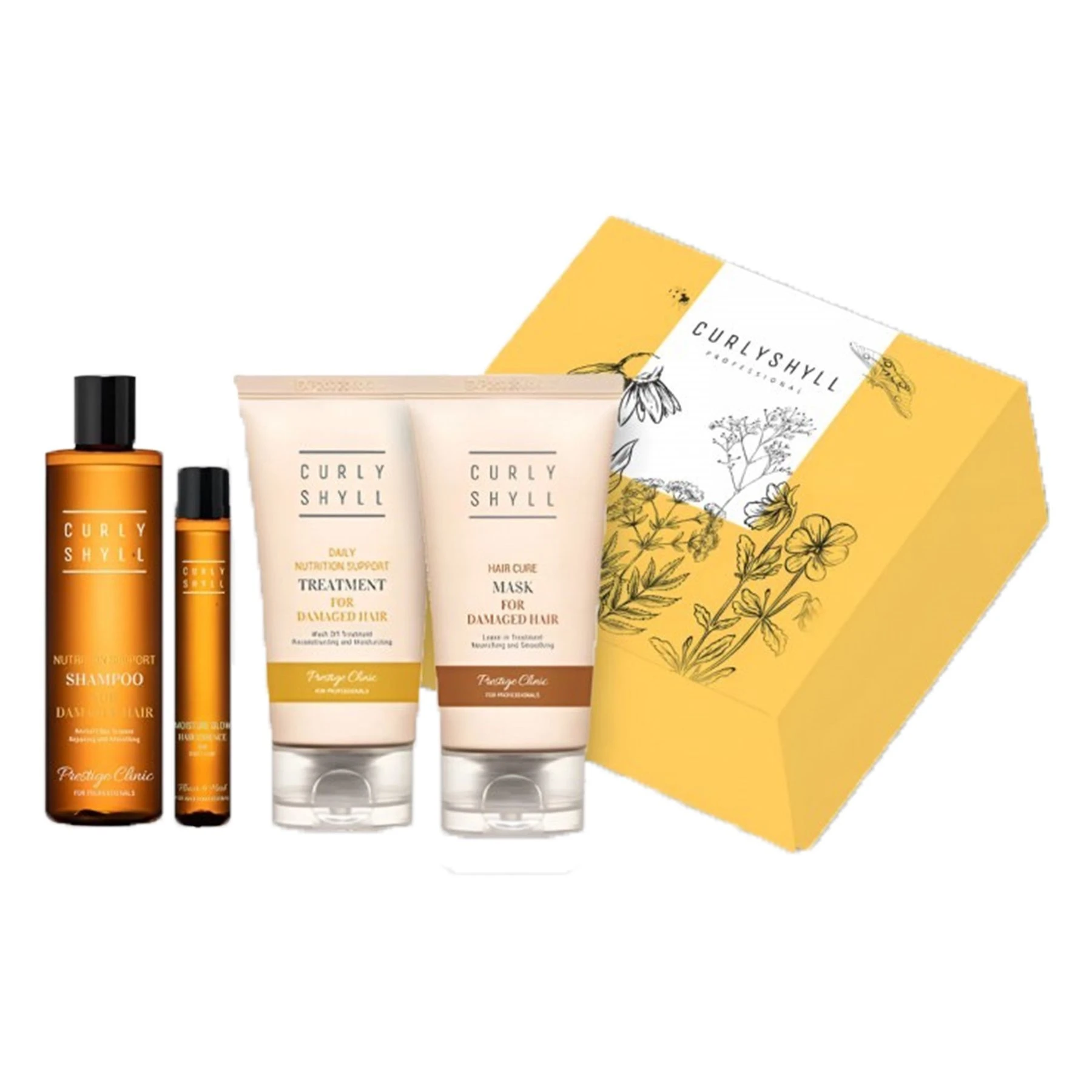Відновлюючий набір мініатюр CURLYSHYLL Repair Kit, 4 в 1