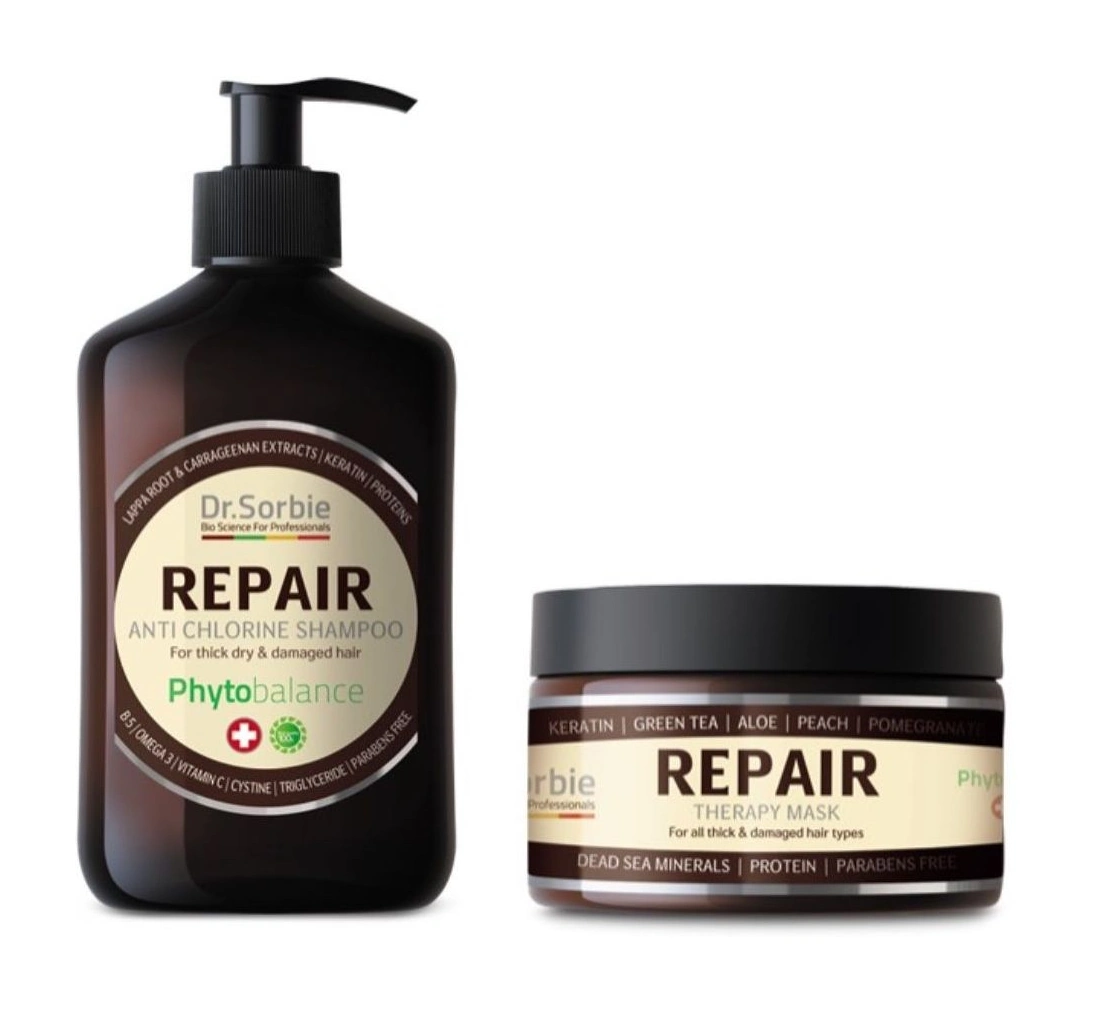 DR.SORBIE - REPAIR SET | Шампунь+маска, 400+250 мл