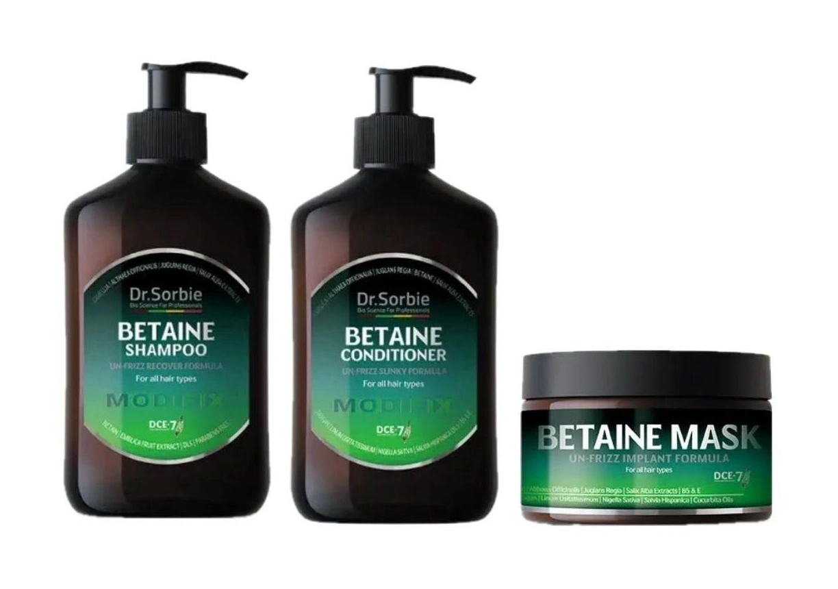 Dr.Sorbie ModifiX Betaine SET | Шампунь+Кондиціонер+Маска, 400+400+250 мл