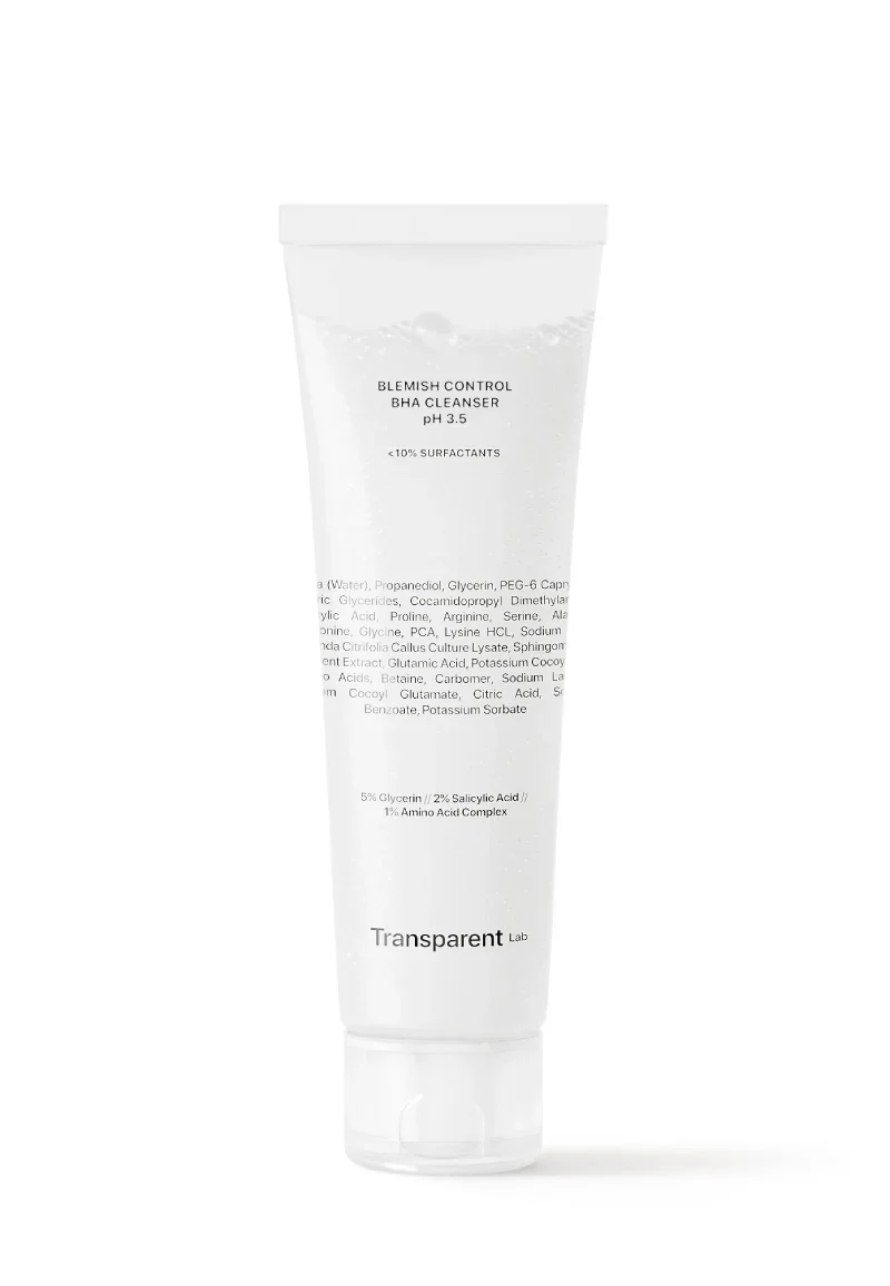 TRANSPARENT-LAB BLEMISH CONTROL BHA CLEANSER | Очищуючий засіб для старіючої шкіри, 150 мл