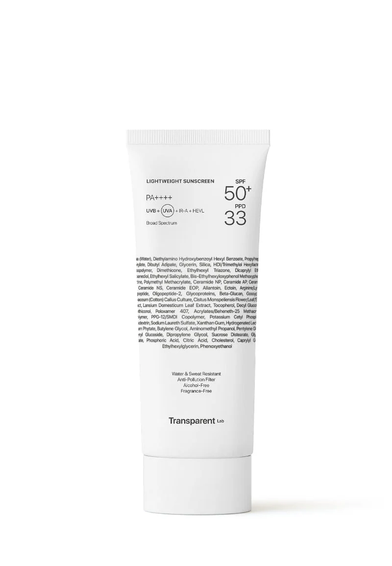 Transparent Lab Lightweight Sunscreen SPF 50+ — сонцезахисний засіб, 100 мл