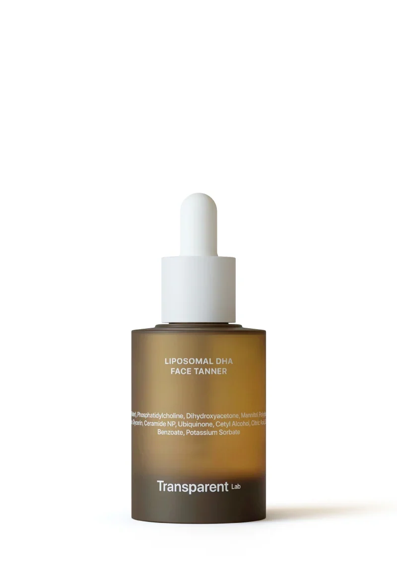 Краплі-автозасмага для обличчя Transparent Lab Liposomal DHA Face Tanner, 30 мл