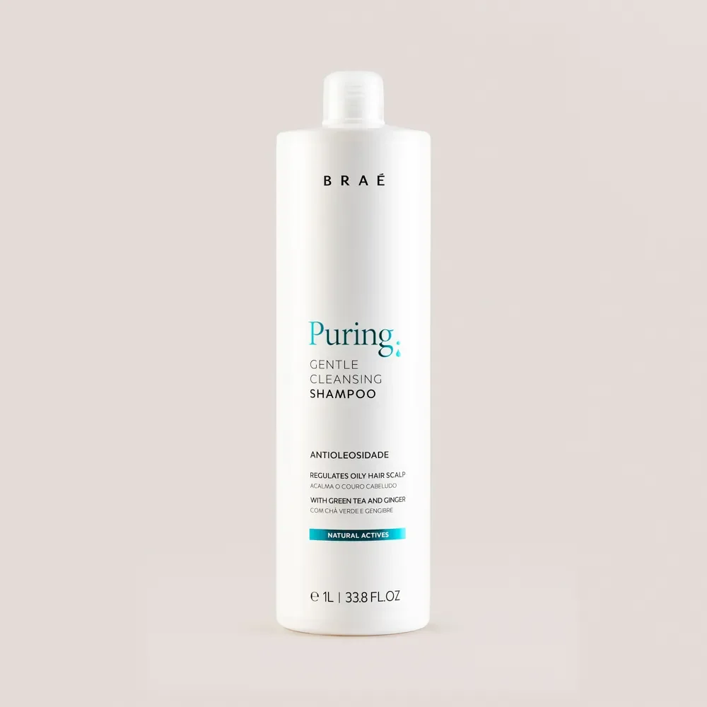 Очищаючий шампунь проти жирного блиску Braé Puring Anti-Oil Shampoo 1л.