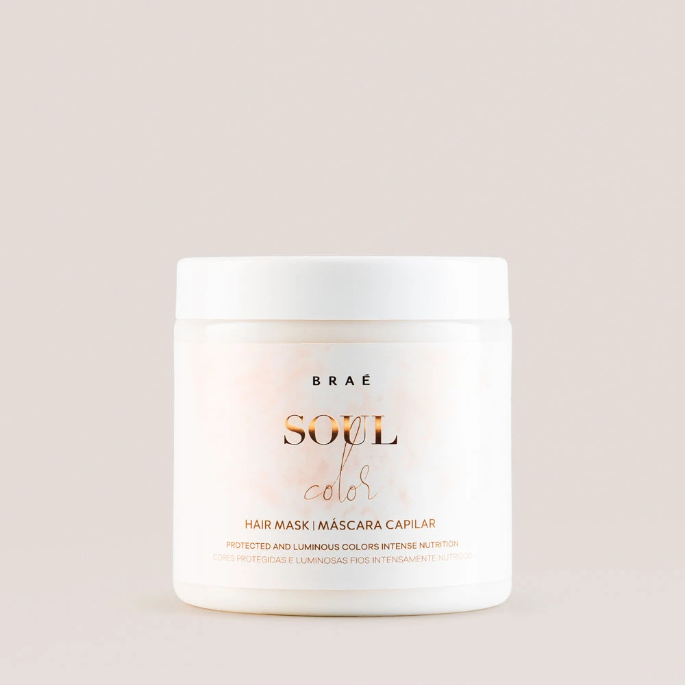 Відновлююча маска для сильно пошкодженого фарбованого волосся BRAÉ Soul Color Mask, 500 г