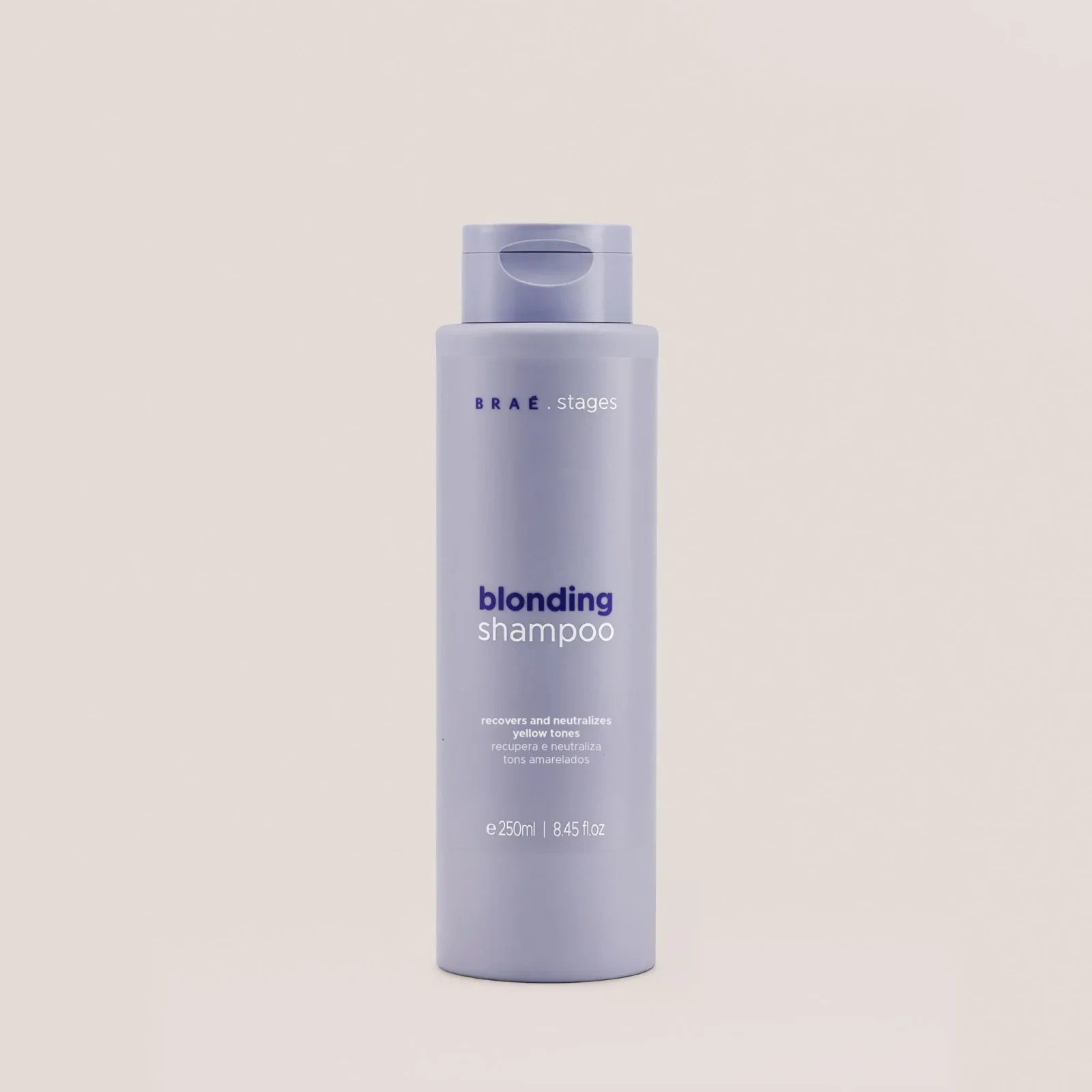 BRAE - Stages Blonding Shampoo | Шампунь для усунення небажаних жовтих відтінків зі світлого волосся, 250 ml