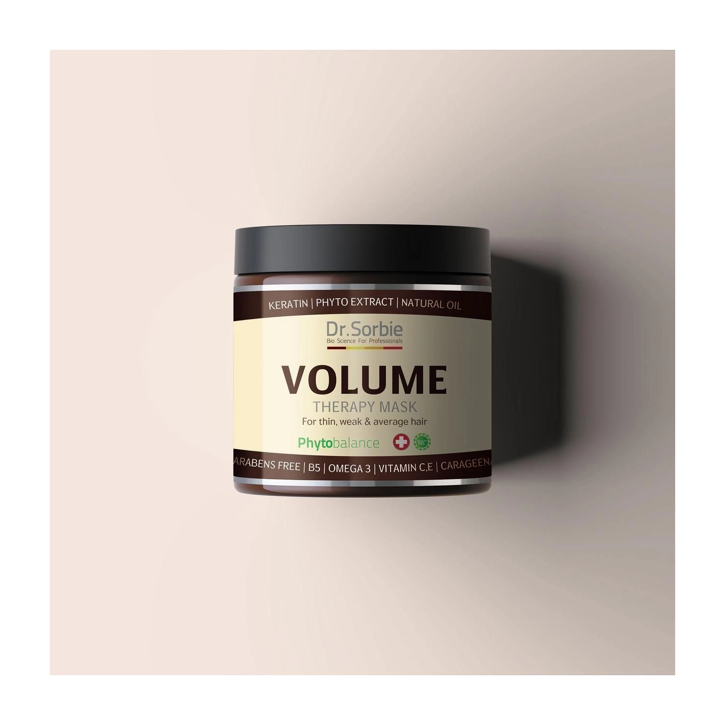 Маска для тонкого волосся Dr.Sorbie Volume Therapy Mask, 500 мл