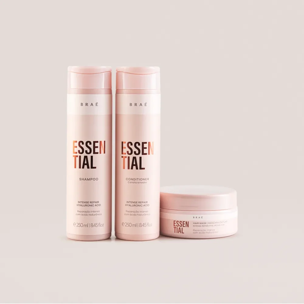 BRAE - ESSENTIAL TIAL KIT 3 in 1 | Набір для зволоження волосся, 250+250+200 мл